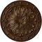 Ekena Millwork Foster Acanthus Leaf Medallion (Canopies up to 2 1/4"), 20 1/2"OD x 1 1/2"P, Root Beer Crackle CM20FORBC - alternate 1